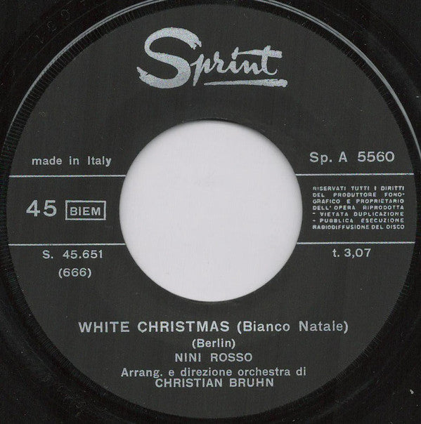 Nini Rosso : White Christmas / Jingle Bells (7")