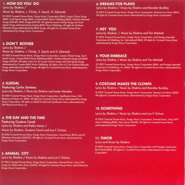 Shakira : Oral Fixation Vol. 2 (CD, Album)