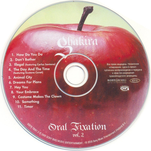 Shakira : Oral Fixation Vol. 2 (CD, Album)