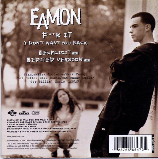 Eamon : F**k It (I Don't Want You Back) (CD, Single)