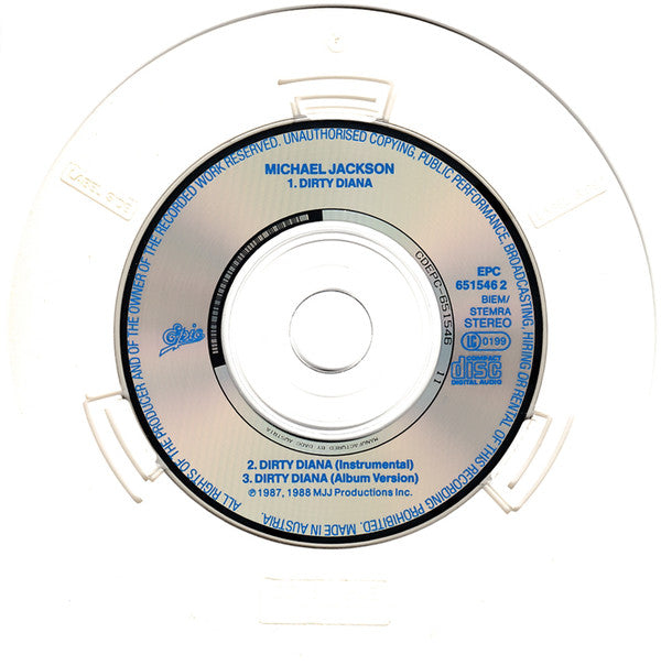 Michael Jackson : Dirty Diana (CD, Mini, Single)
