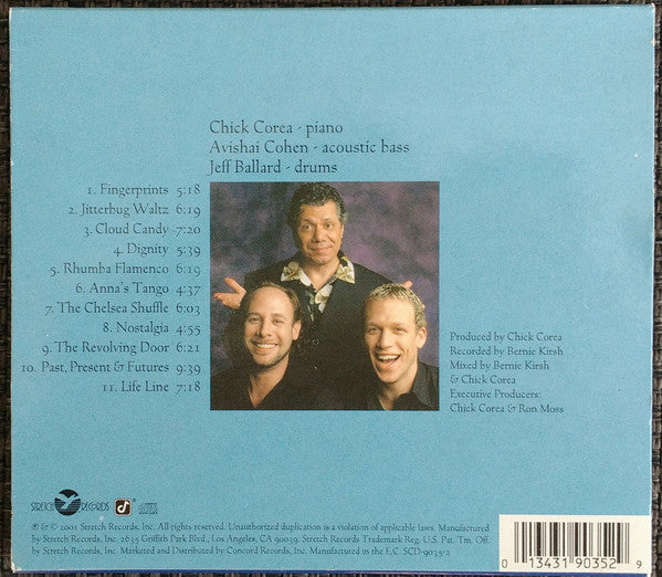 The Chick Corea New Trio : Past, Present & Futures (CD, Album, O-C)