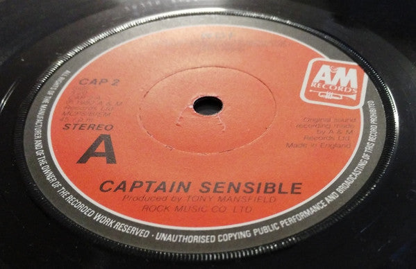Captain Sensible : Wot! (7", Single)