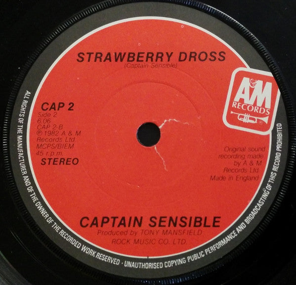Captain Sensible : Wot! (7", Single)