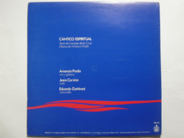 Amancio Prada : Cántico Espiritual (LP, Album, RE, Gat)