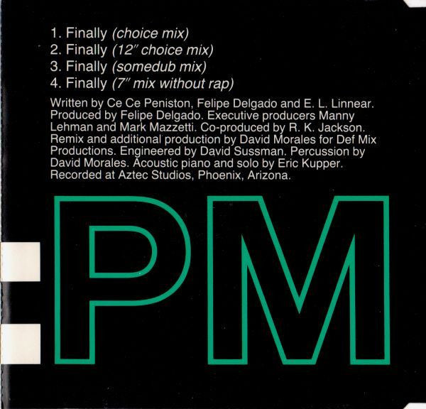 Ce Ce Peniston : Finally (Choice Mix) (CD, Single)