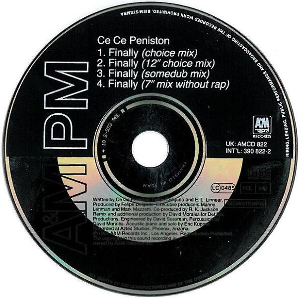 Ce Ce Peniston : Finally (Choice Mix) (CD, Single)