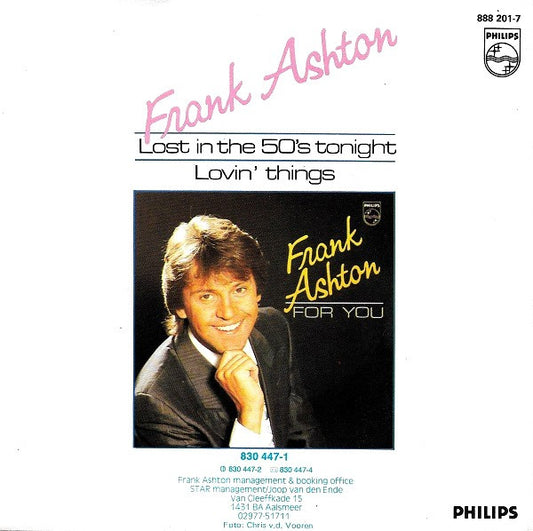 Frank Ashton : Lost In The 50's Tonight (7", Single)