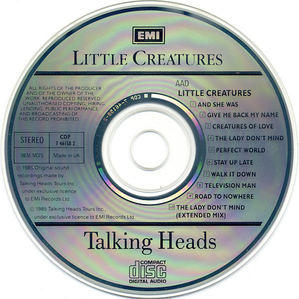 Talking Heads : Little Creatures (CD, Album)