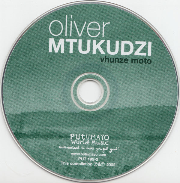 Oliver Mtukudzi : Vhunze Moto (CD, Album)