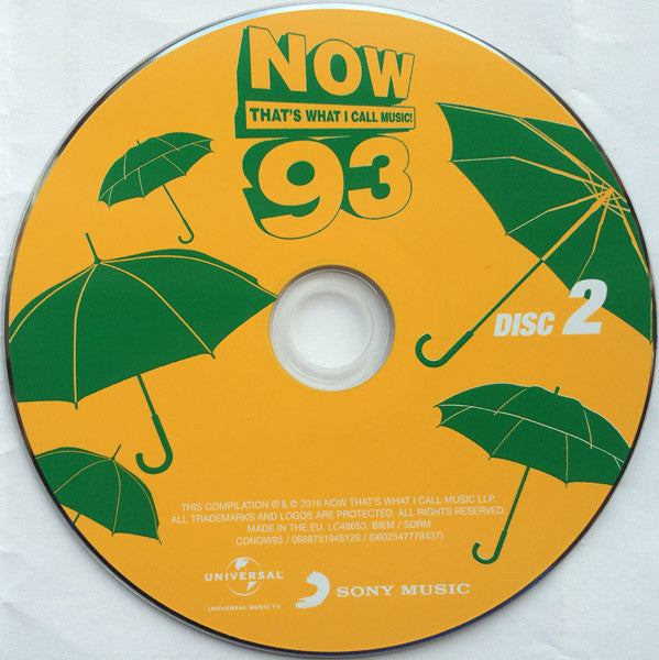 Various : Now That's What I Call Music! 93 (2xCD, Comp)