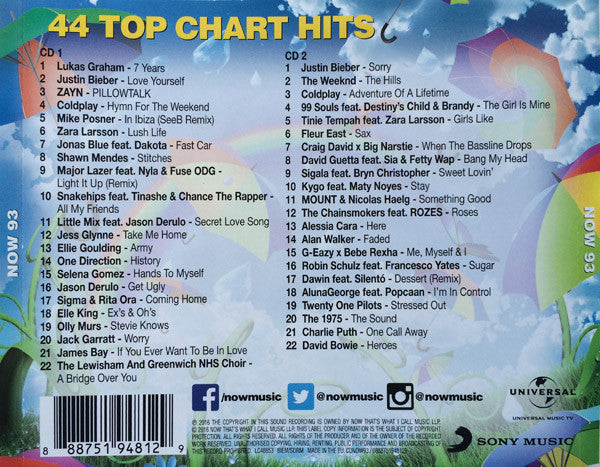 Various : Now That's What I Call Music! 93 (2xCD, Comp)