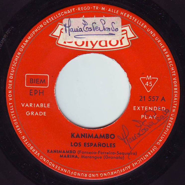Los Españoles : Kanimambo (7", EP)