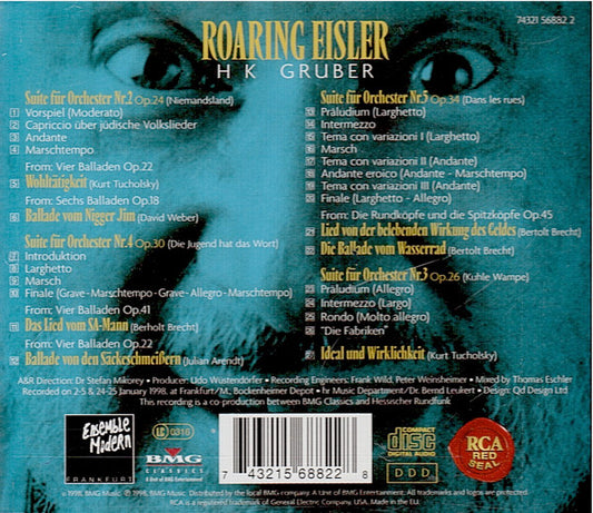 HK Gruber, Ensemble Modern : Roaring Eisler (CD, Album, DDD)