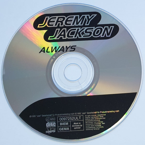 Jeremy Jackson : Always (CD, Album)