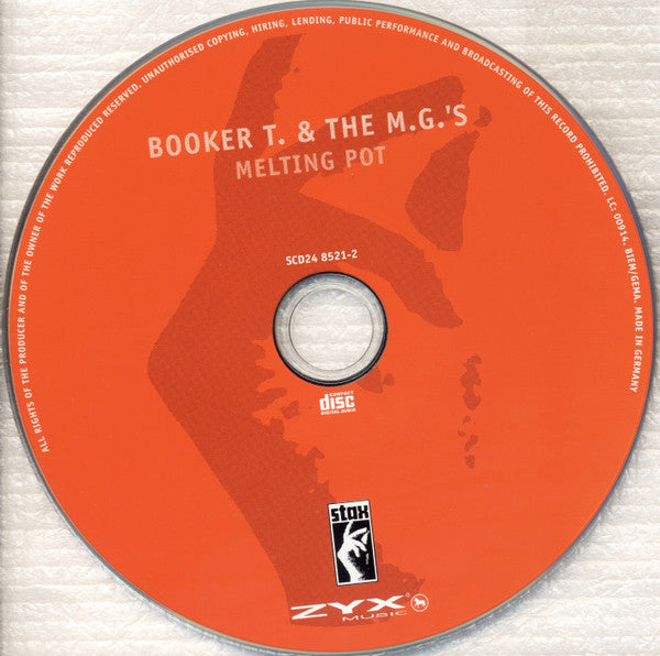 Booker T & The MG's : Melting Pot (CD, Album, Enh, RE, RM, Dig)