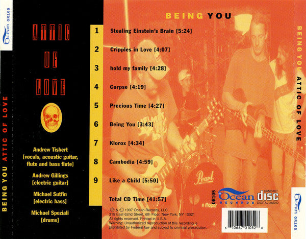 Attic Of Love : Being You (CD, Album)