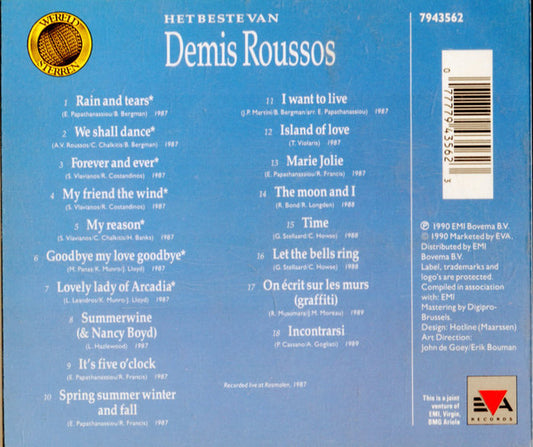 Demis Roussos : Het Beste Van (CD, Comp)