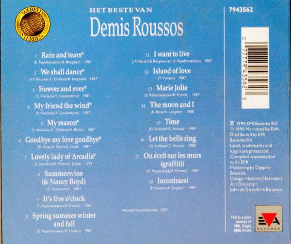 Demis Roussos : Het Beste Van (CD, Comp)