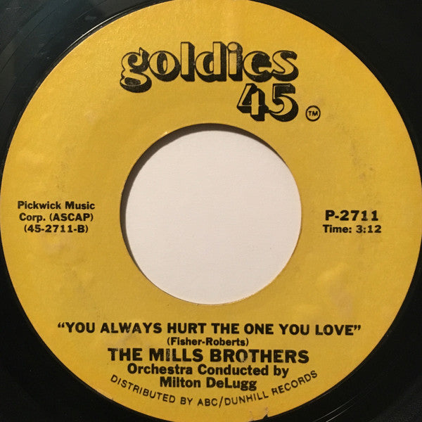 The Mills Brothers : Till Then (7", Single, RE, Styrene)