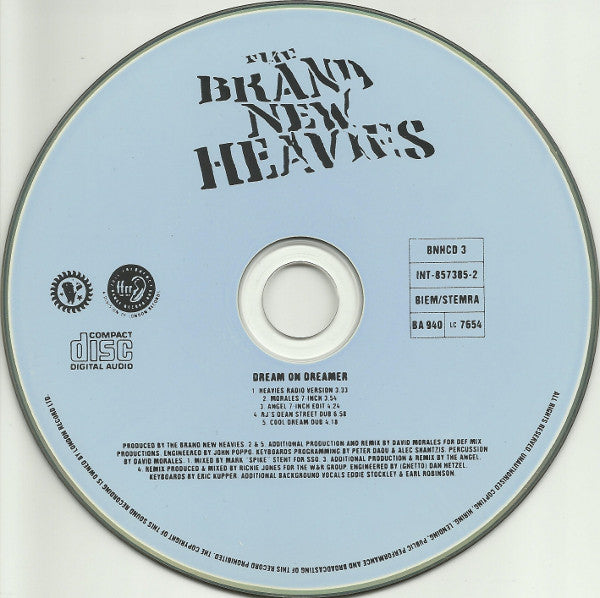 The Brand New Heavies : Dream On Dreamer (CD, Single)