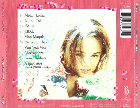 Alizée : Gourmandises (CD, Album, Jew)