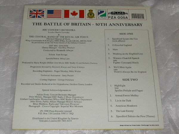 BBC Concert Orchestra, The Central Band Of The Royal Air Force : The Battle Of Britain - 50th Anniversary (CD, Album)