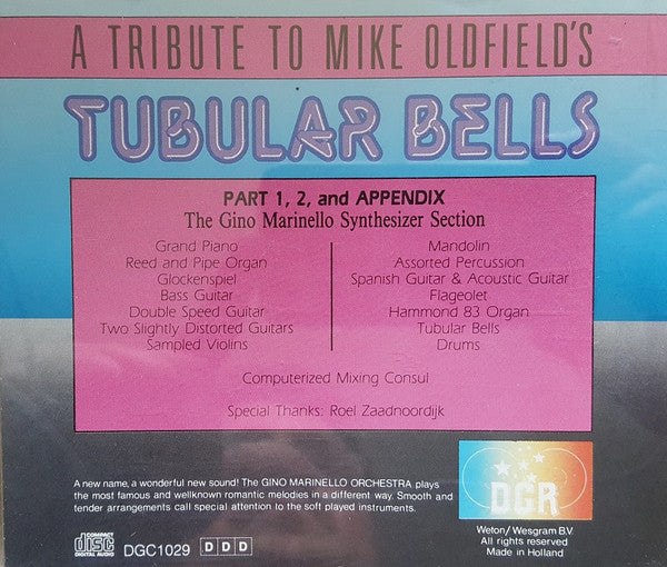 The Gino Marinello Synthesizer Section : A Tribute To Mike Oldfield´s Tubular Bells (CD, Album)