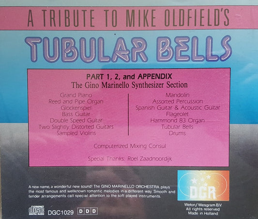 The Gino Marinello Synthesizer Section : A Tribute To Mike Oldfield´s Tubular Bells (CD, Album)
