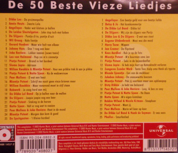 Various : Pruimenpolka * De 50 Beste Vieze Liedjes (2xCD, Comp)