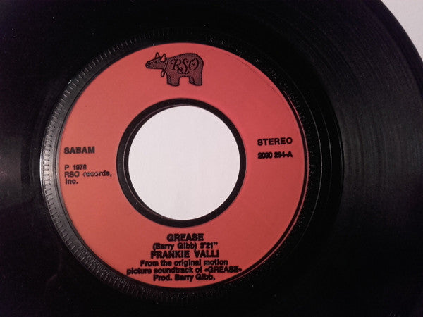 Frankie Valli : Grease (7", Single)