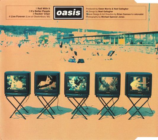 Oasis (2) : Roll With It (CD, Single)