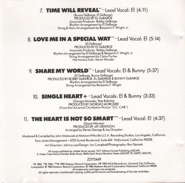 DeBarge : Greatest Hits (CD, Comp, RE)
