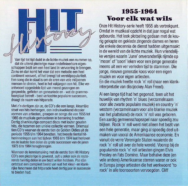 Various : Hit History '56 - Volume 2 (CD, Comp)