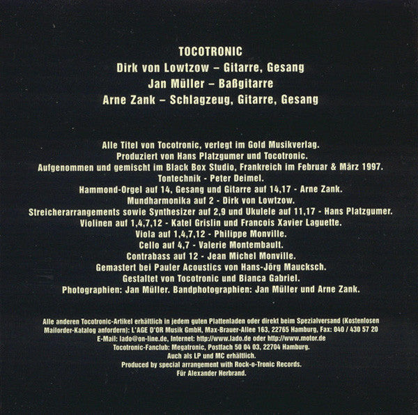 Tocotronic : Es Ist Egal, Aber (CD, Album)