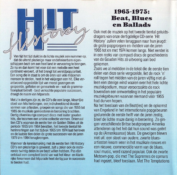 Various : Hit History '65 - Volume 11 (CD, Comp)