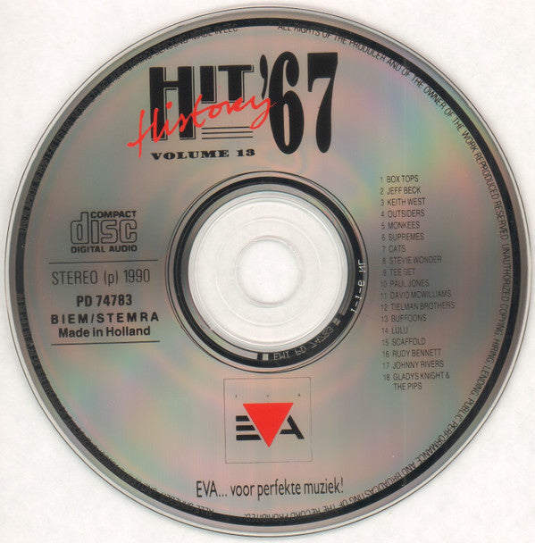 Various : Hit History '67 - Volume 13 (CD, Comp)