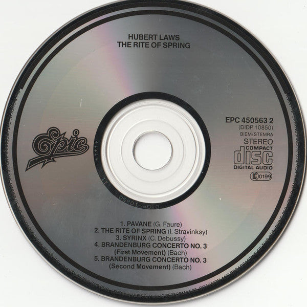 Hubert Laws : The Rite Of Spring (CD, Album, RE, RM)