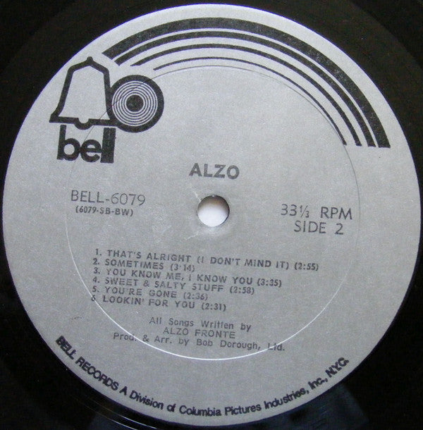 Alzo Fronte : Alzo (LP, Album, RE, Bes)