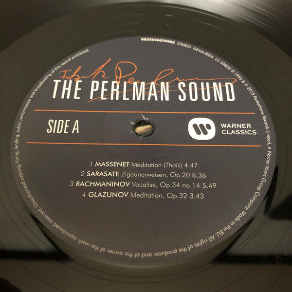 Itzhak Perlman : The Perlman Sound (LP, Album, RE)