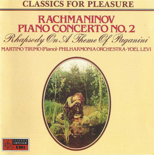 Sergei Vasilyevich Rachmaninoff, Martino Tirimo, Philharmonia Orchestra, Yoel Levi : Piano Concerto No. 2 / Rhapsody On A Theme Of Paganini (CD, RE)