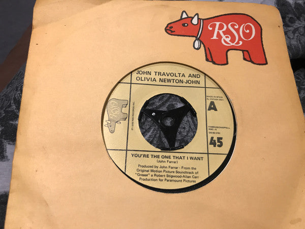 John Travolta And Olivia Newton-John : You're The One That I Want (Tu Eres A Quien Yo Quiero) (7", Single)