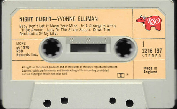 Yvonne Elliman : Night Flight (Cass, Album)