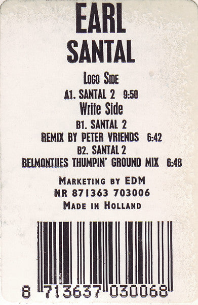 Earl : Santal (12")