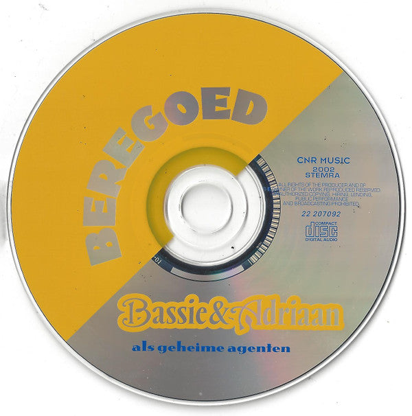 Bassie & Adriaan : Als Geheime Agenten (CD, Album, RE)