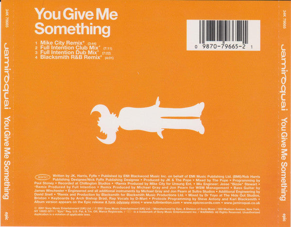 Jamiroquai : You Give Me Something (CD, Maxi)