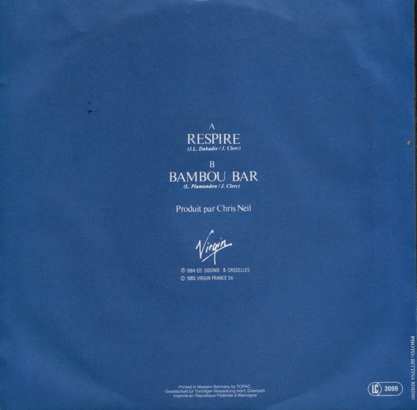 Julien Clerc : Respire (7", Single)