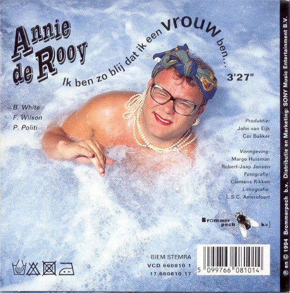 Paul de Leeuw / Annie de Rooy : Voorbij / Ik Ben Zo Blij Dat Ik Een Vrouw Ben (CD, Single)