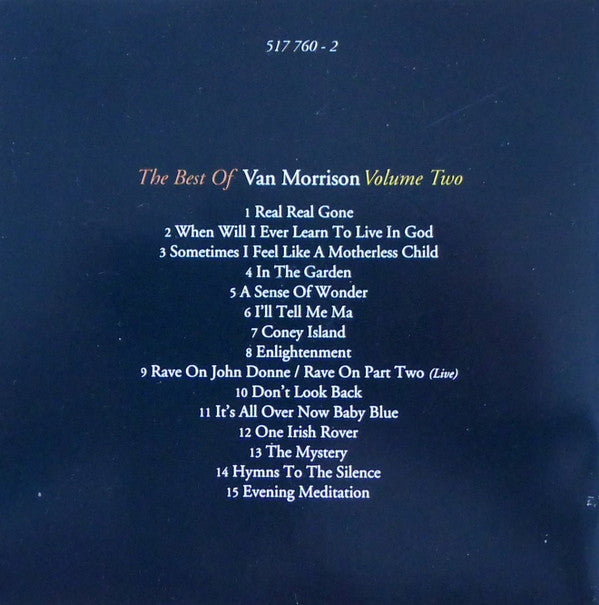 Van Morrison : The Best Of Van Morrison Volume Two (CD, Comp)