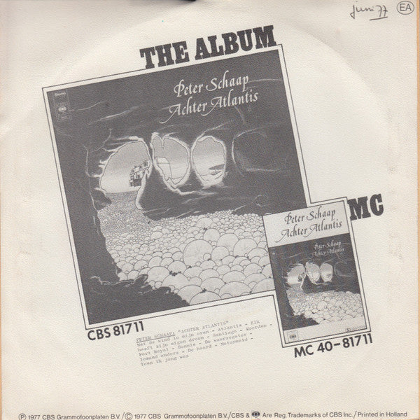 Peter Schaap : Land Van Wind En Water  (7", Single)
